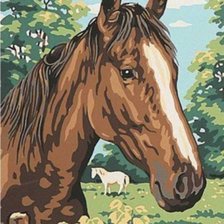 Схема вышивки «Лошадь»