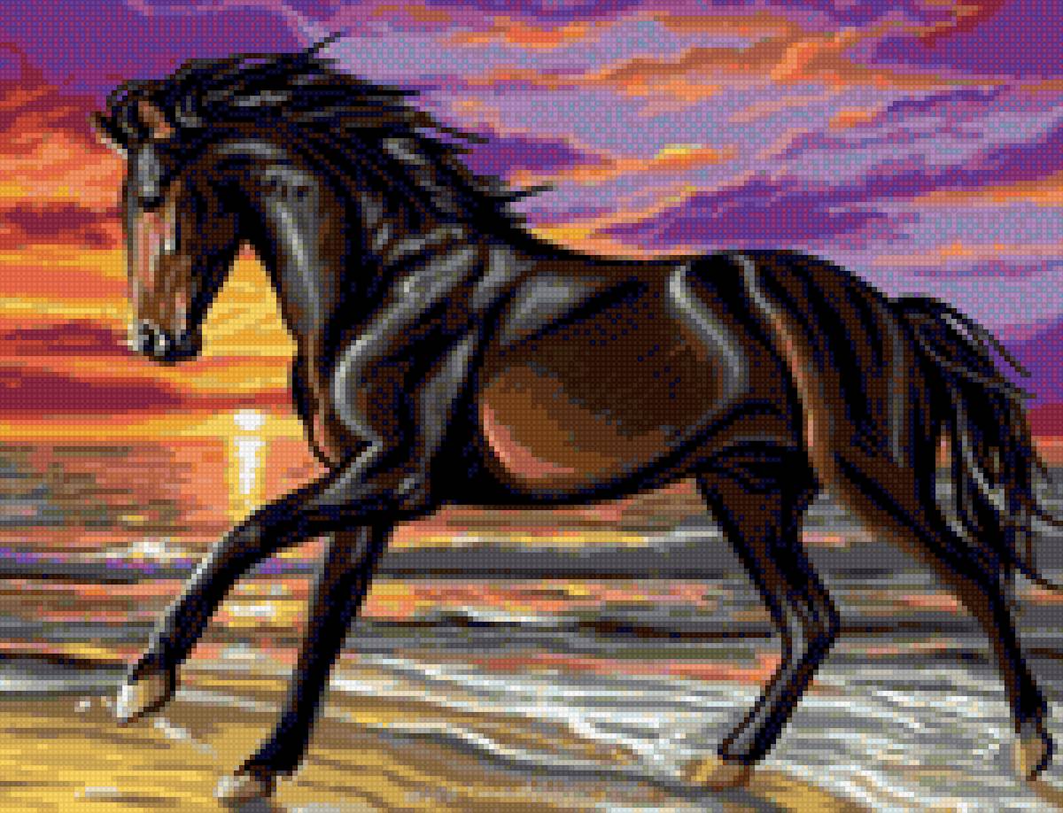 На закате - лошади, миф - предпросмотр