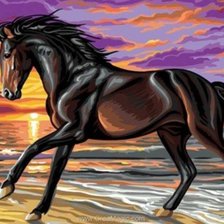 Схема вышивки «На закате»