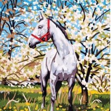 Схема вышивки «В саду»