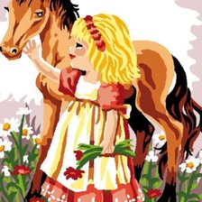 Схема вышивки «Друзья»