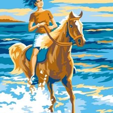 Схема вышивки «Верхом»