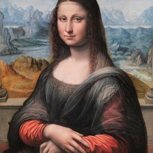 Схема вышивки «mona lise»