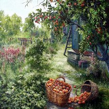 Схема вышивки «Лето. Сергей Дорофеев»