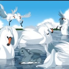 Схема вышивки «Лошади»