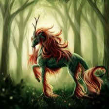 Схема вышивки «Кирин»