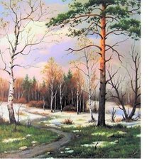 Схема вышивки «Поздняя осень»