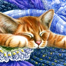 Схема вышивки «Gato.»