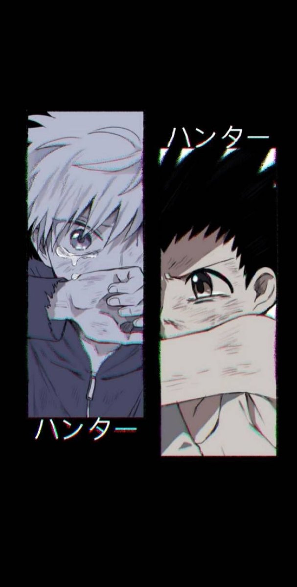 Con and Killua - anime - оригинал