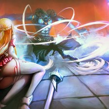 Схема вышивки «SAO»