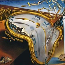 Схема вышивки «LA PERSISTENCIA DE LA MEMORIA SALVADOR DALI»
