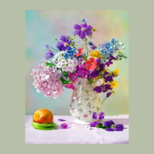 Схема вышивки «нежный букет»