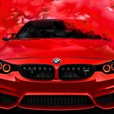 Схема вышивки «BMW»