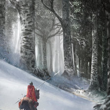 Схема вышивки «Рыцарь в пути.(ДМС)»