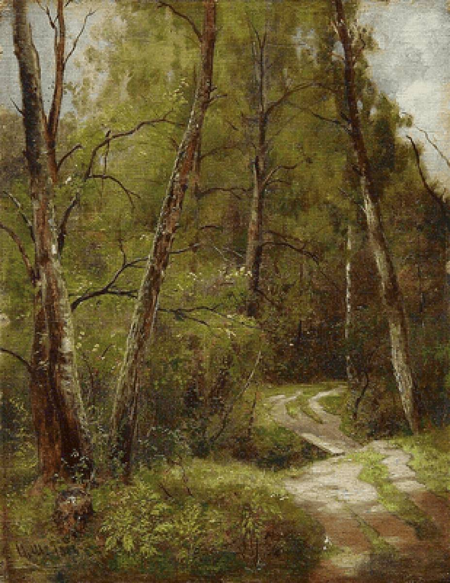 Тропинка в лесу. 1886. Иван Шишкин - русские художники - предпросмотр