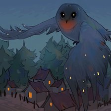 Схема вышивки «Ночь»