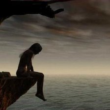 pensando en el acantilado