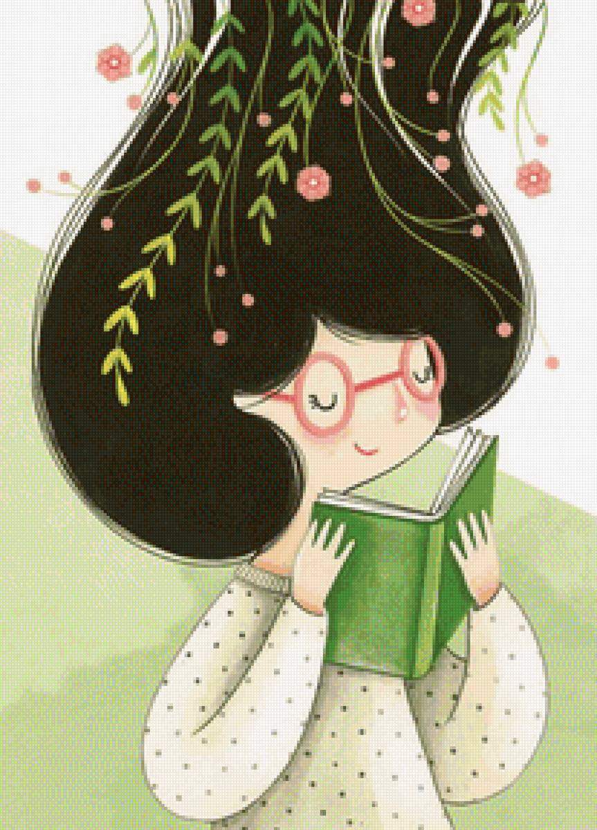 niña leyendo - предпросмотр