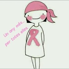 Схема вышивки «dona amb laçet cancer»