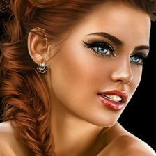 Схема вышивки «Красавица»