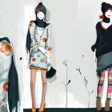 Схема вышивки «jovencitas1»