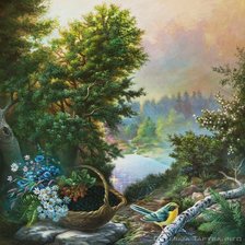 Схема вышивки «дары природы»