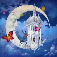 Схема вышивки «Лунная фантазия (Дениел Мерриам)»