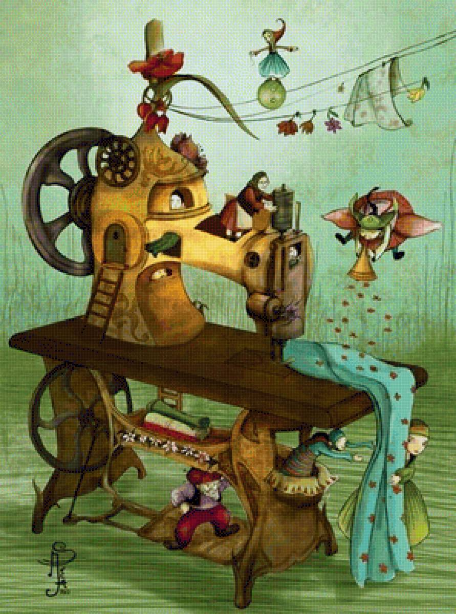 maquina de coser fantasia - предпросмотр