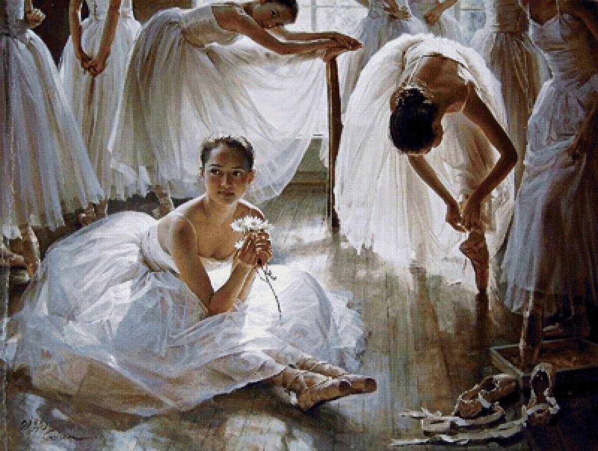 Балетный класс - лето, балерина, девочки, балет - предпросмотр