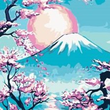 Схема вышивки «Фудзияма»