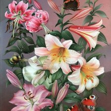 Схема вышивки «Букет»