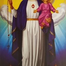 Схема вышивки «Богородиця з Ісусом.374/200/60/50»