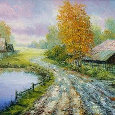 Схема вышивки «Paisagens rural.»