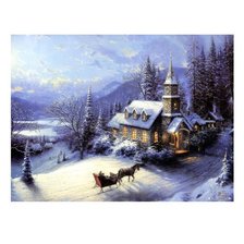 Схема вышивки «Зима»