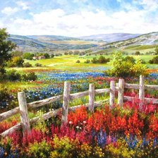 Схема вышивки «Paisagens.»