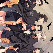 Схема вышивки «Карасуно»