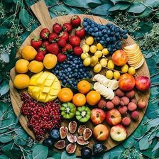 Схема вышивки «Фрукты»