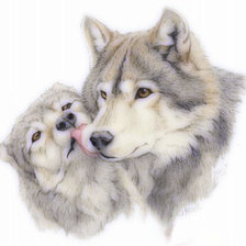 Схема вышивки «Подлиза»