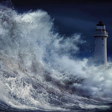 Схема вышивки «Маяк»