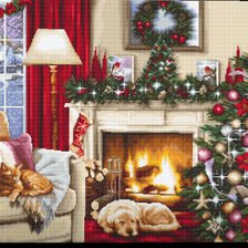 Схема вышивки «Рождество»