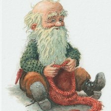 Схема вышивки «Добрый дедушка»