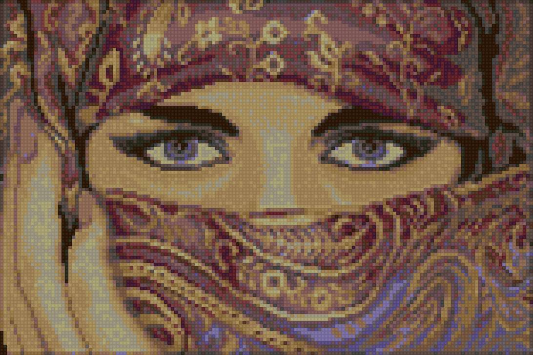 Восточные глаза - предпросмотр