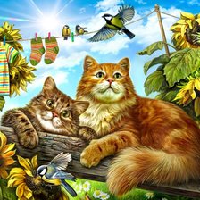 Схема вышивки «лето»