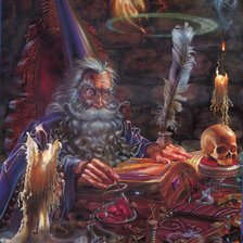 Схема вышивки «Волшебник»