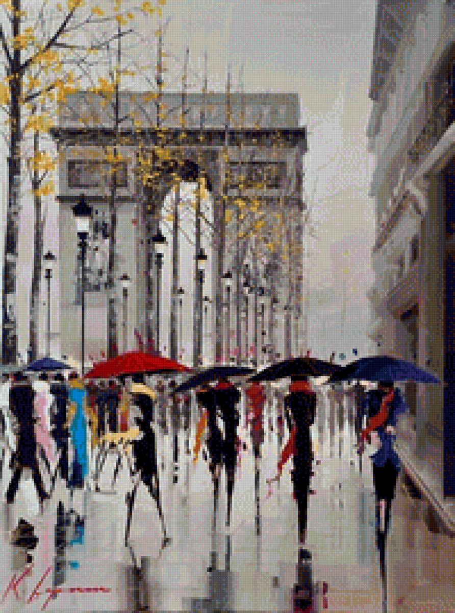 Париж - париж, франция, улочки - предпросмотр