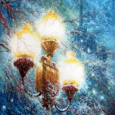 Схема вышивки «Фонарь»