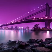 Схема вышивки «Мост»