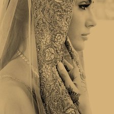 Схема вышивки «Индианка»