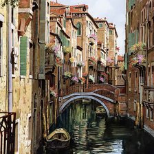 Схема вышивки «Венеция»