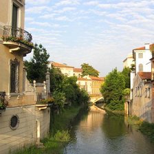 Схема вышивки «старый город»